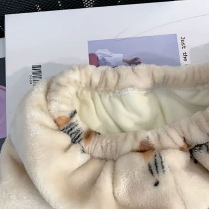 Kleinkind 2-teiliges Loungewear Set mit Tiermuster - Plüschjacke und Hose für Tier - image 11