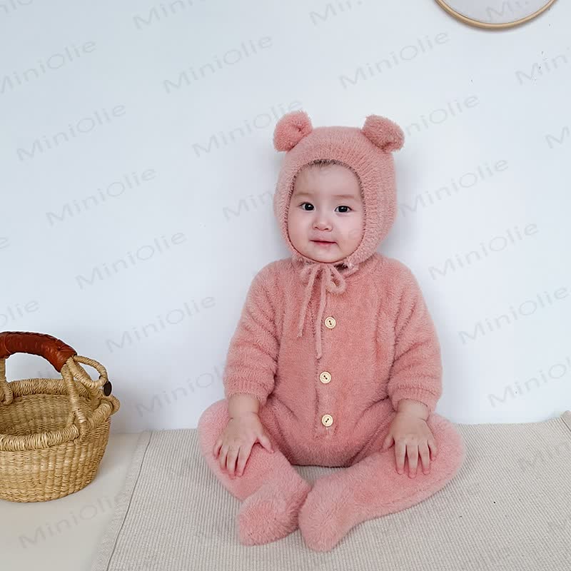Baby Vlies - Bär mit Bärenohren und Hut - image 15