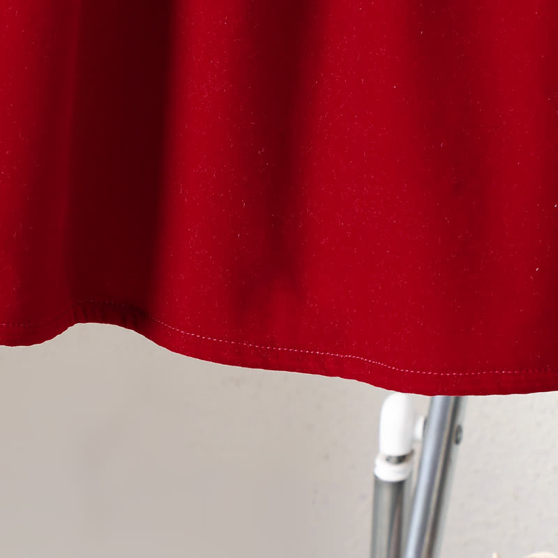Rotes Schleife mit Schleifenstickerei für Baby, Kleinkind - image 6
