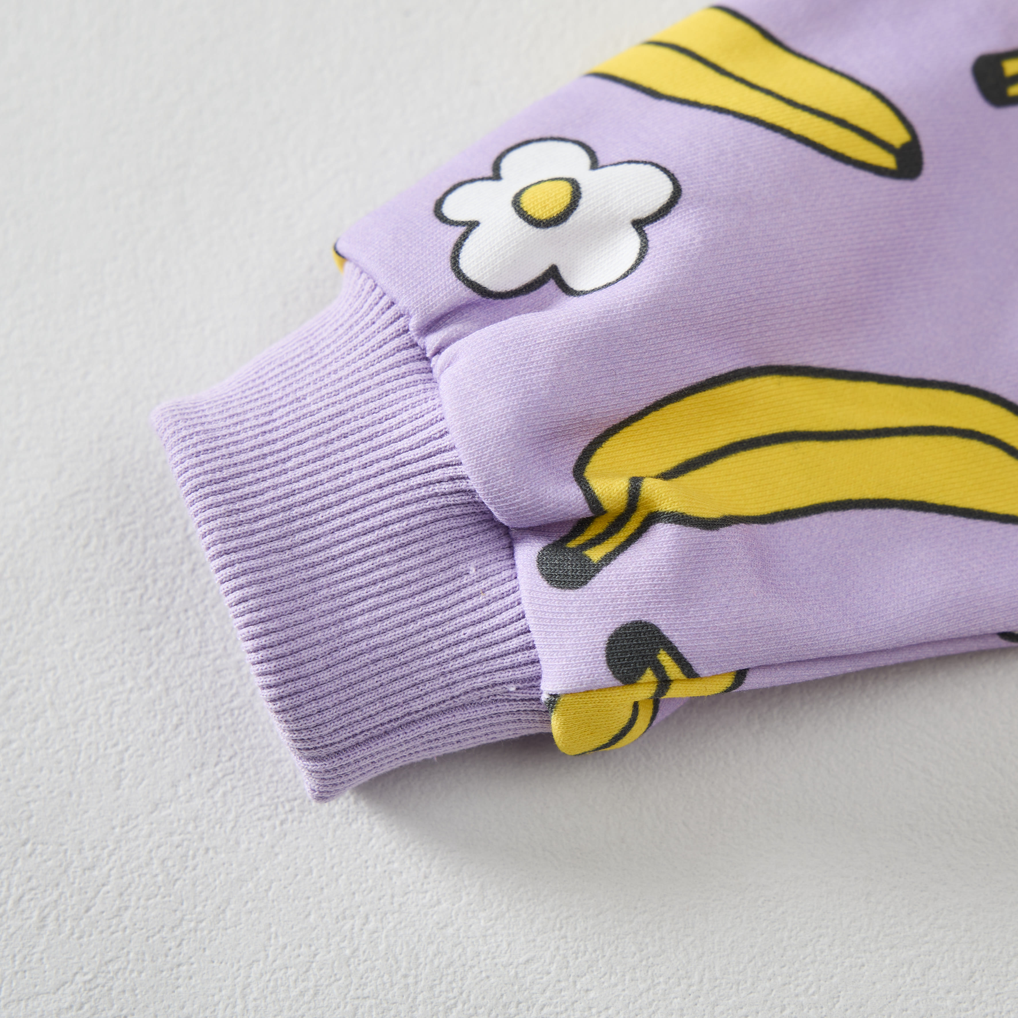 2-teiliges Set mit lila Bananen- und Blume für Baby - image 4