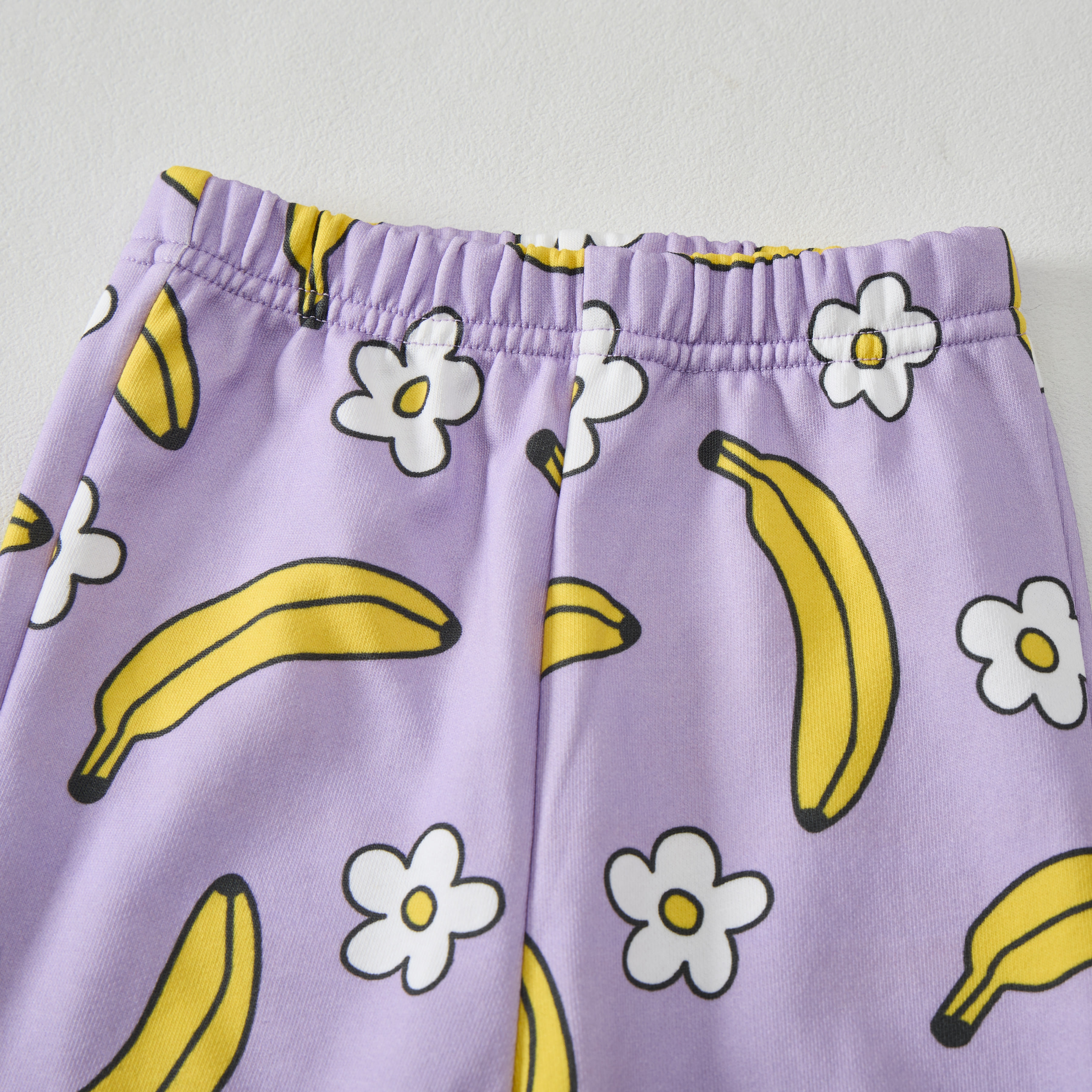 2-teiliges Set mit lila Bananen- und Blume für Baby - image 5