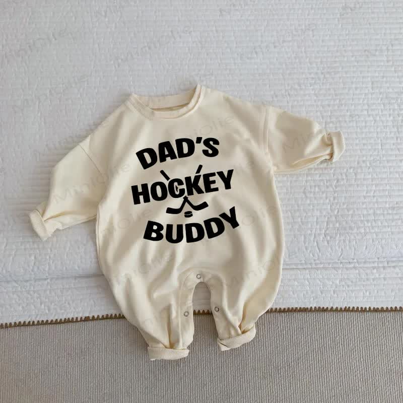 Baby DAD'S HOCKEY BUDDY“ in Beige - Beige - 2-3J - image 1