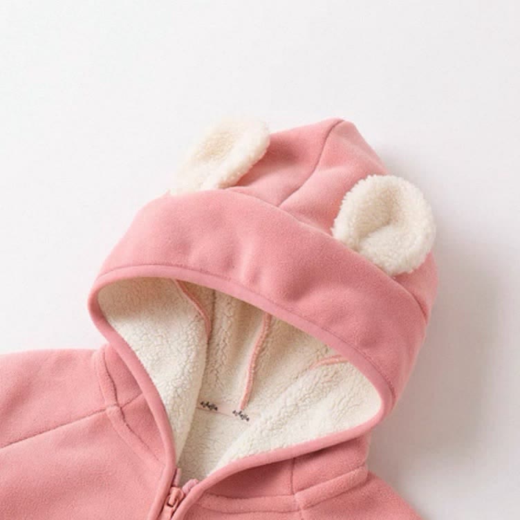 Baby Kleinkind Tier Plüsch Vlies mit Kapuze, Fleecejacke - image 7