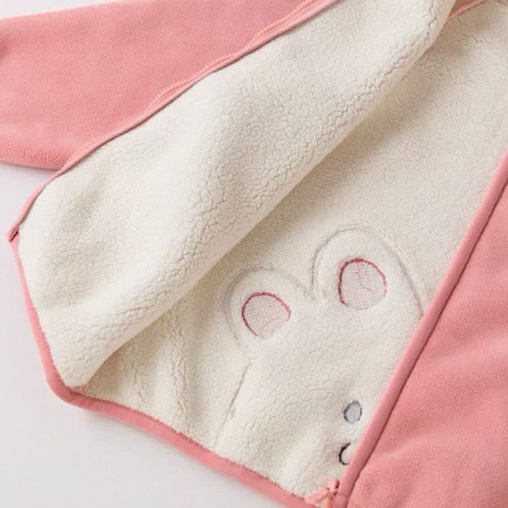 Baby Kleinkind Tier Plüsch Vlies mit Kapuze, Fleecejacke - image 9
