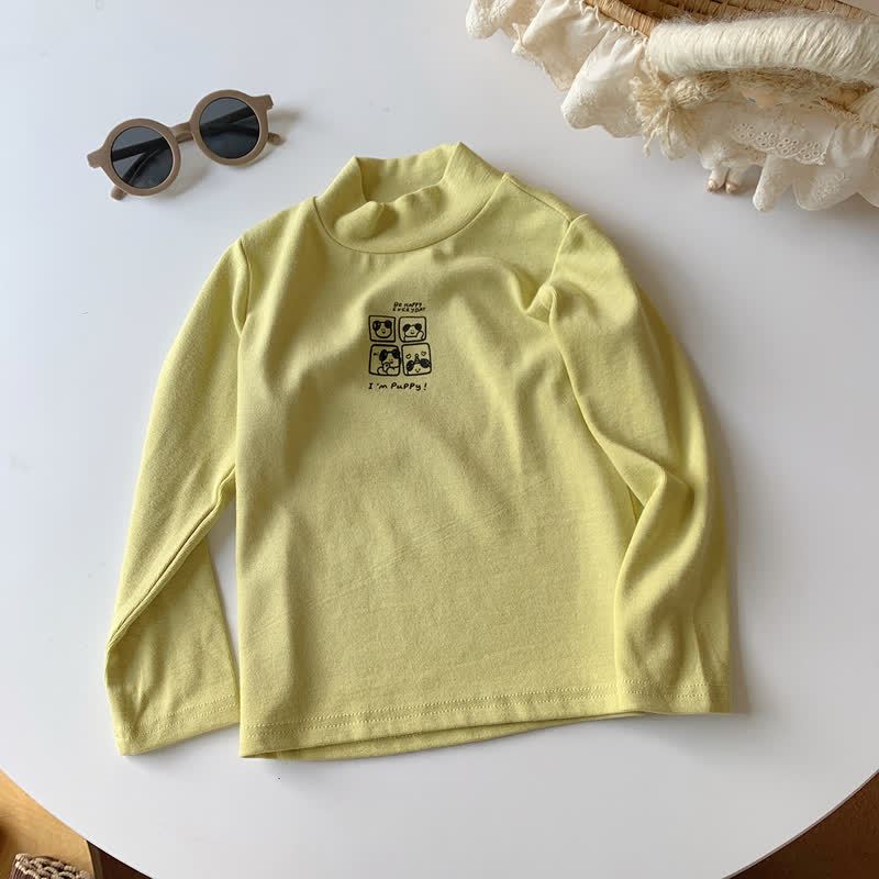 Lässiges Langarmshirt mit Stehkragen für Kleinkind - Gelb - 10-11J - image 6