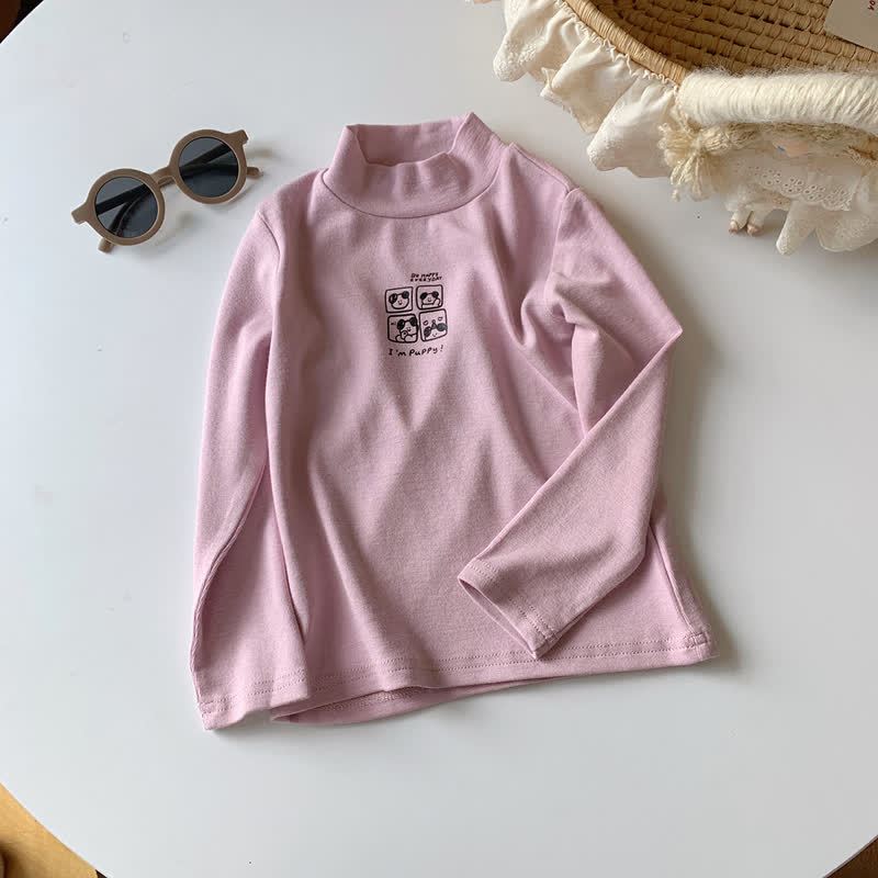 Lässiges Langarmshirt mit Stehkragen für Kleinkind - Lila - 10-11J - image 11