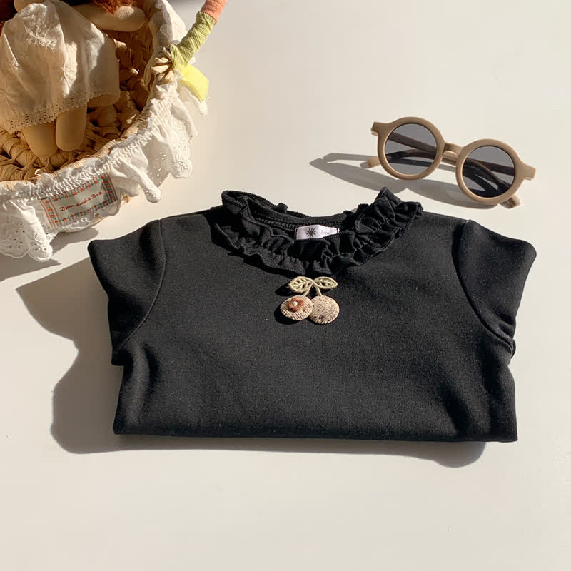 Langarmshirt mit Kirsche für Kleinkind - Schwarz - 8-9J - image 3