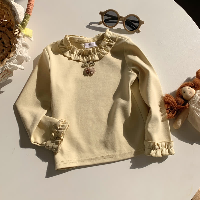 Langarmshirt mit Kirsche für Kleinkind - Beige - 8-9J - image 4