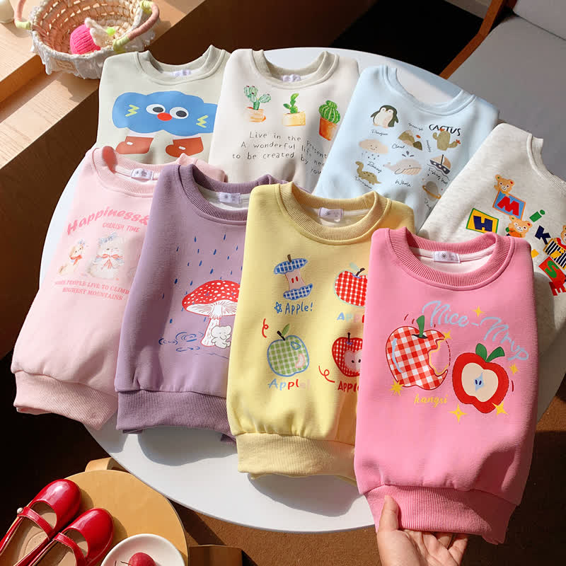 Kleinkind Sweatshirt mit Tier , lockere Passform, Rundhalsausschnitt - image 1