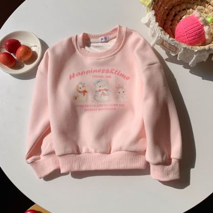 Kleinkind Sweatshirt mit Tier , lockere Passform, Rundhalsausschnitt - Rosa - 10-11J - image 6