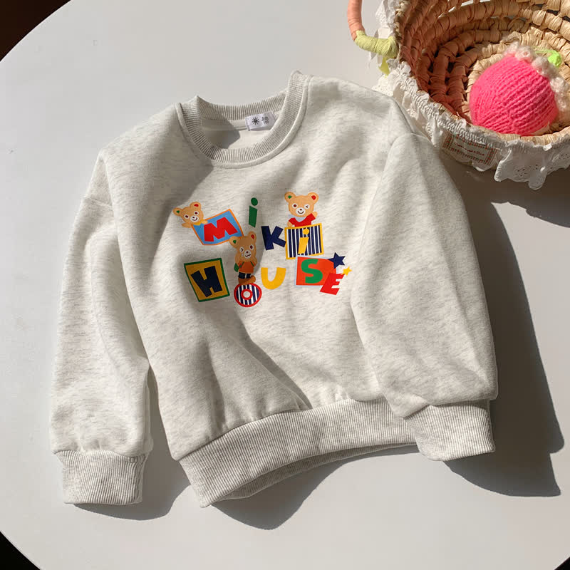 Kleinkind Sweatshirt mit Tier , lockere Passform, Rundhalsausschnitt - Grau - 10-11J - image 7