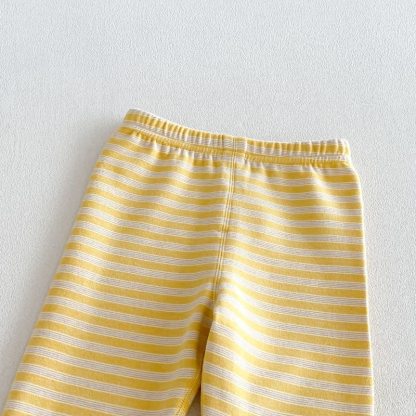 Baby Kleinkind -Loungewear- Set, 2-teilig: Streifen Spitze und Hose - image 10
