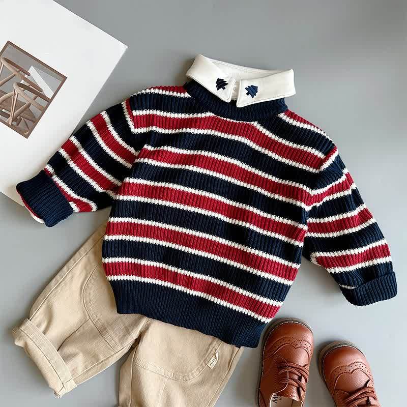 Streifen Stricken oder Hose für Baby und Kleinkind - image 1