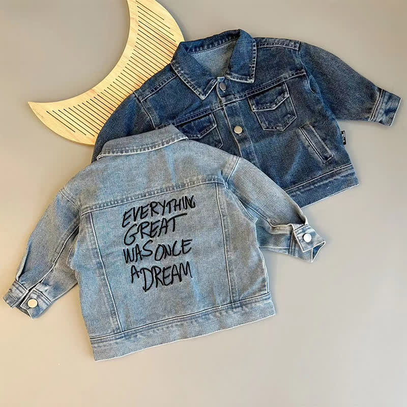 EVERYTHING GREAT WAS ONCE A DREAM: Denim für Baby und Kleinkind oder Beige Hose - image 5