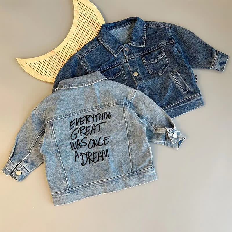 EVERYTHING GREAT WAS ONCE A DREAM: Denim für Baby und Kleinkind oder Beige Hose - image 5