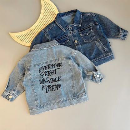 EVERYTHING GREAT WAS ONCE A DREAM: Denim für Baby und Kleinkind oder Beige Hose - image 5