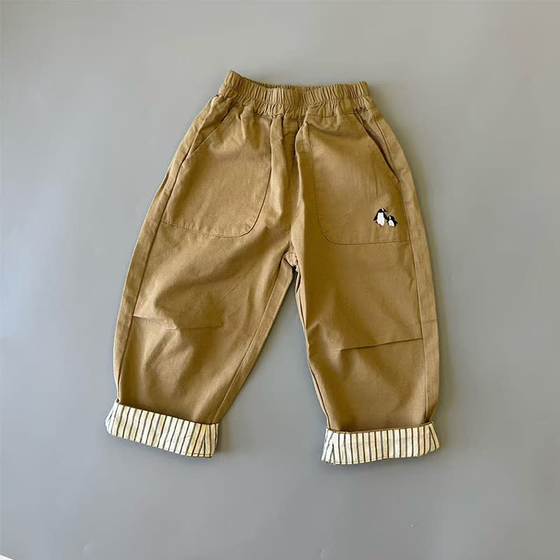 Lässige Strickjacke oder Hose mit Muster für Baby und Kleinkind - Khaki - 4-5J - image 3