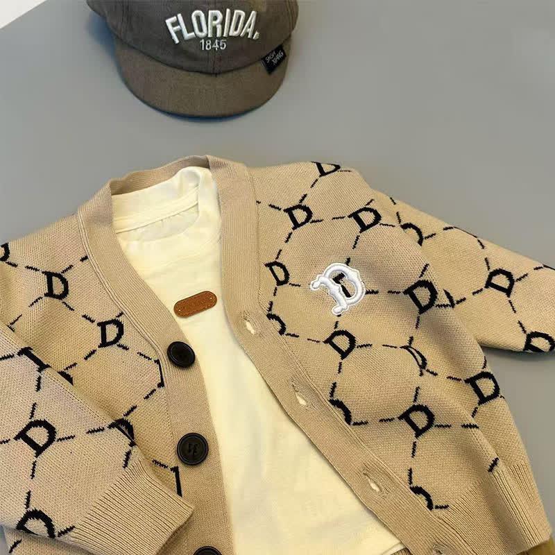 Lässige Strickjacke oder Hose mit Muster für Baby und Kleinkind - image 7