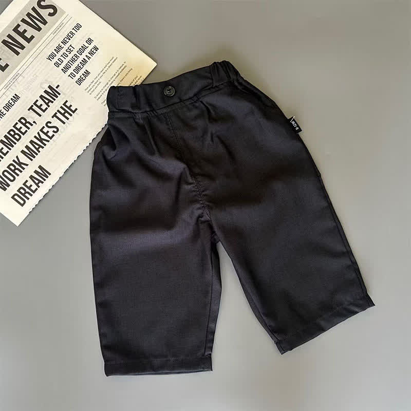 Baby Kleinkind -Jacquard- Stricken oder Hose - Dunkelgrau - 4-5J - image 4