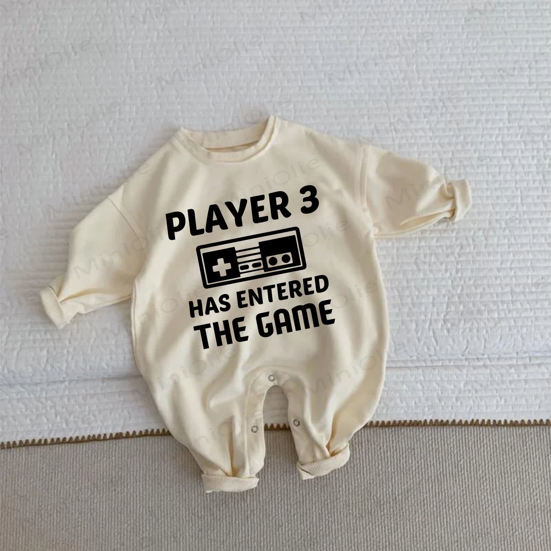 PLAYER 3 HAS ENTERED THE GAME Baby Beige Strampler - Beige - 2-3J - image 1
