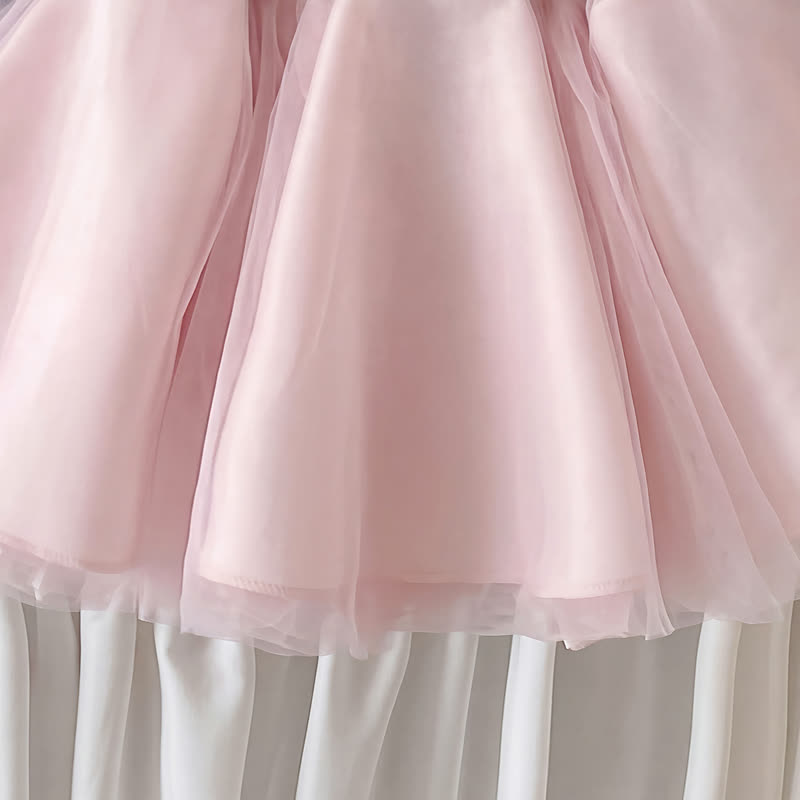 Schwarz Stricken und Rosa Tüll für Kleinkinder und Baby - image 5