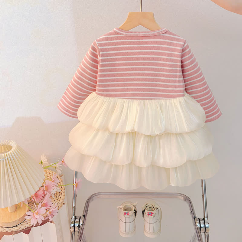 Baby Kleinkind Kleid Hase Stricken Tüll - image 3