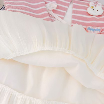 Baby Kleinkind Kleid Hase Stricken Tüll - image 9
