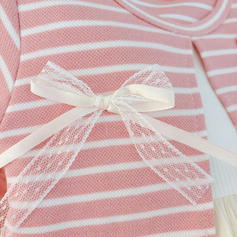 Baby Kleinkind Kleid Hase Stricken Tüll - image 6