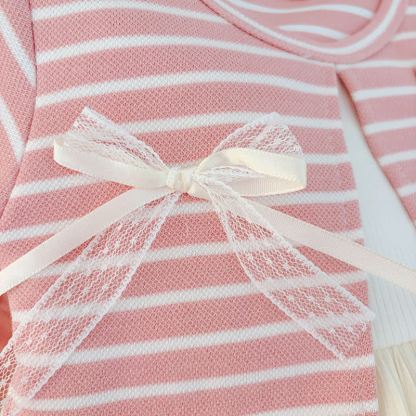 Baby Kleinkind Kleid Hase Stricken Tüll - image 6