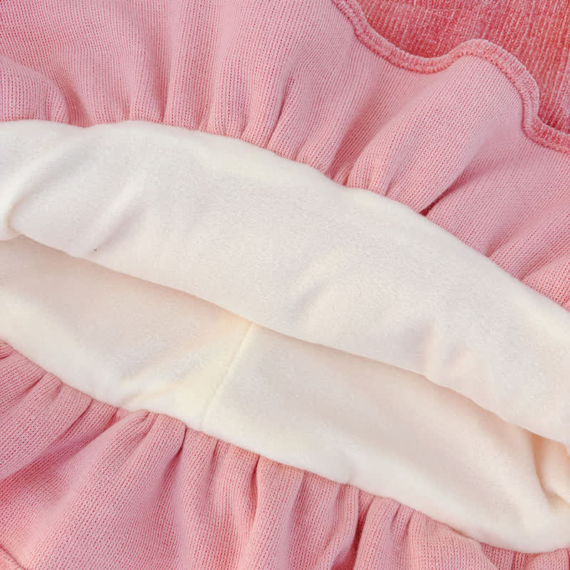 Vlies Spitze und Kleid für Baby mit doppelter Schleife - image 10
