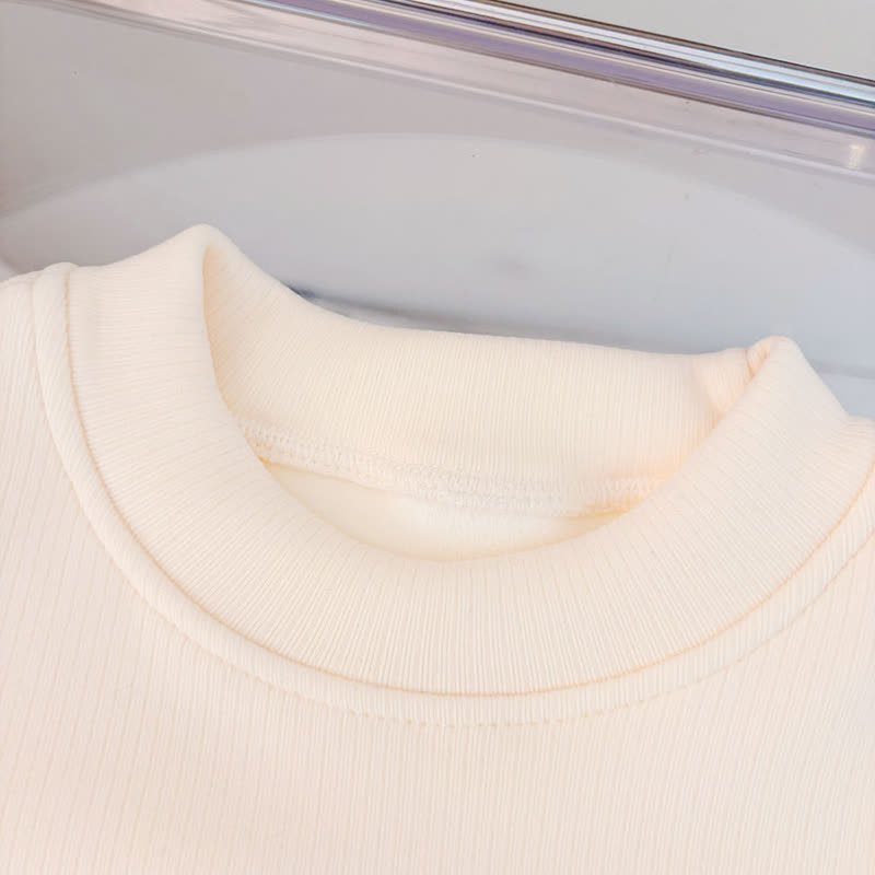 Vlies Spitze und Kleid für Baby mit doppelter Schleife - image 4