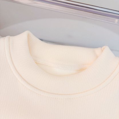 Vlies Spitze und Kleid für Baby mit doppelter Schleife - image 4