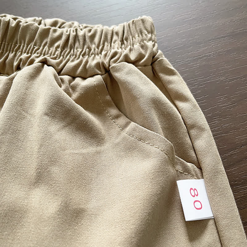3-teiliges Set aus brauner Jacke und Hose für Baby und Kleinkind - image 12
