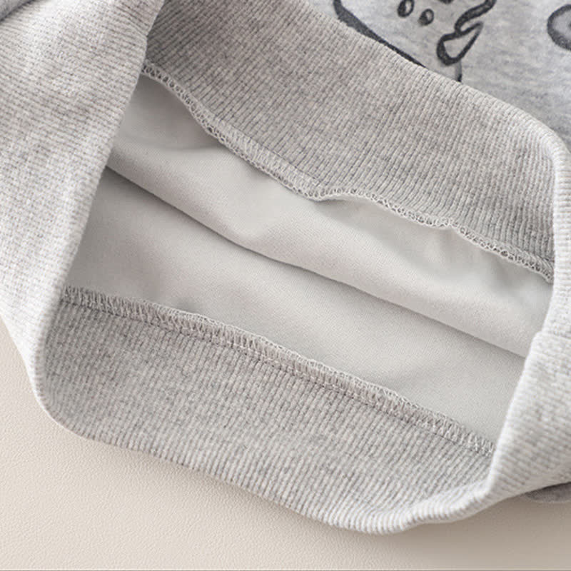3-teiliges Set für Baby : Cartoon-Hoodie und Denim für Jungen - image 14