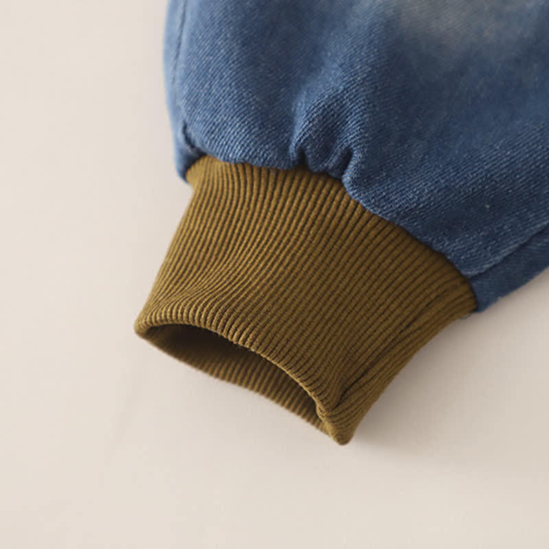 2-teiliges Set aus Vintage-Pullover mit Kragen und Jeans für Kleinkind und Baby - image 13