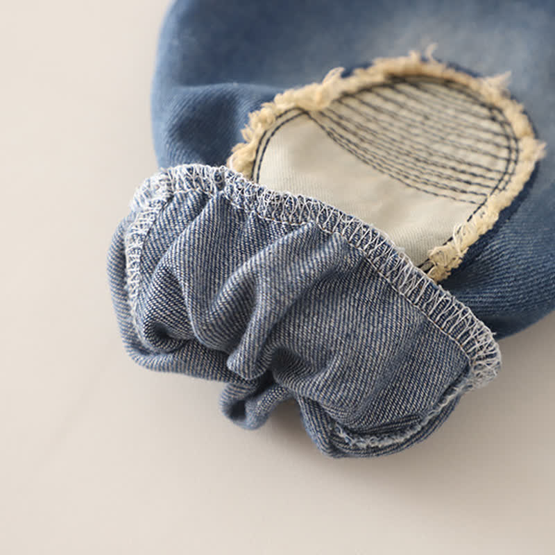 2-teiliges Set aus Vintage-Pullover mit Kragen und Jeans für Kleinkind und Baby - image 14