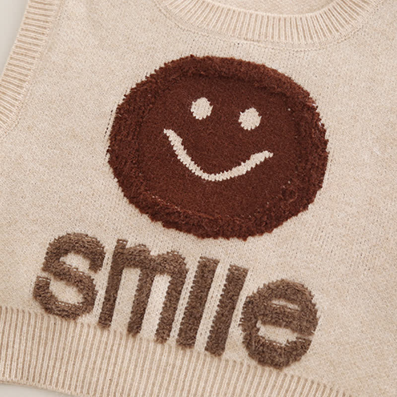 SMILE Kleinkind Baby Jungen Stricken und Jogginghose, 3-teiliges Set mit Smiley Gesicht - image 7