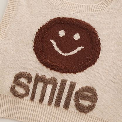 SMILE Kleinkind Baby Jungen Stricken und Jogginghose, 3-teiliges Set mit Smiley Gesicht - image 7