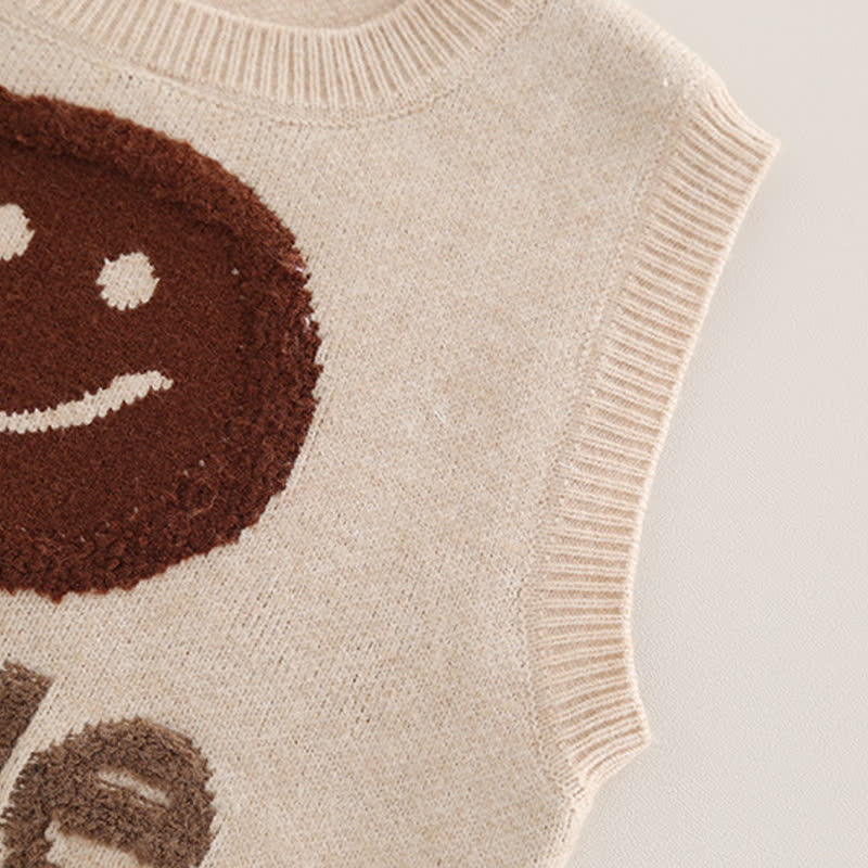 SMILE Kleinkind Baby Jungen Stricken und Jogginghose, 3-teiliges Set mit Smiley Gesicht - image 6