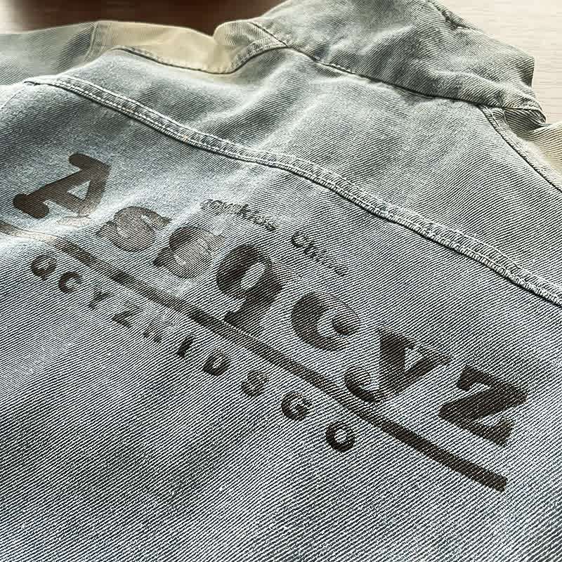 Zweiteiliges Set aus Blau Denim Spitze mit halbem Reißverschluss und Hose für Kleinkind ( Jungen) - image 10