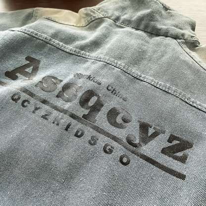 Zweiteiliges Set aus Blau Denim Spitze mit halbem Reißverschluss und Hose für Kleinkind ( Jungen) - image 10
