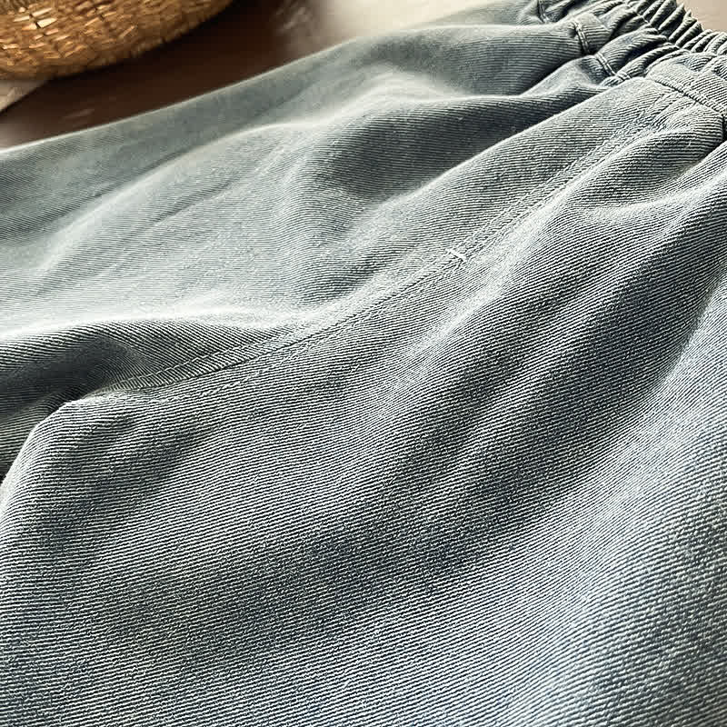 Zweiteiliges Set aus Blau Denim Spitze mit halbem Reißverschluss und Hose für Kleinkind ( Jungen) - image 15