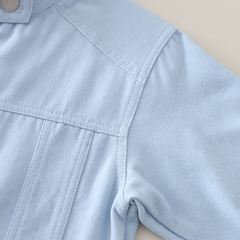 3-teiliges Set für Baby und Babys: Blau Freizeitjacke und Hose - image 5