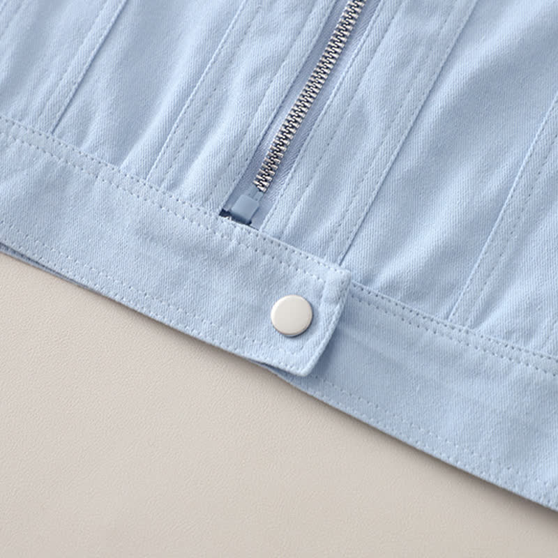 3-teiliges Set für Baby und Babys: Blau Freizeitjacke und Hose - image 7