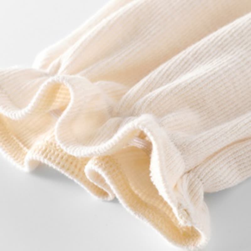 2-teiliges Set für Baby und Kleinkind : Spitze mit Schleife und Hose . - image 8