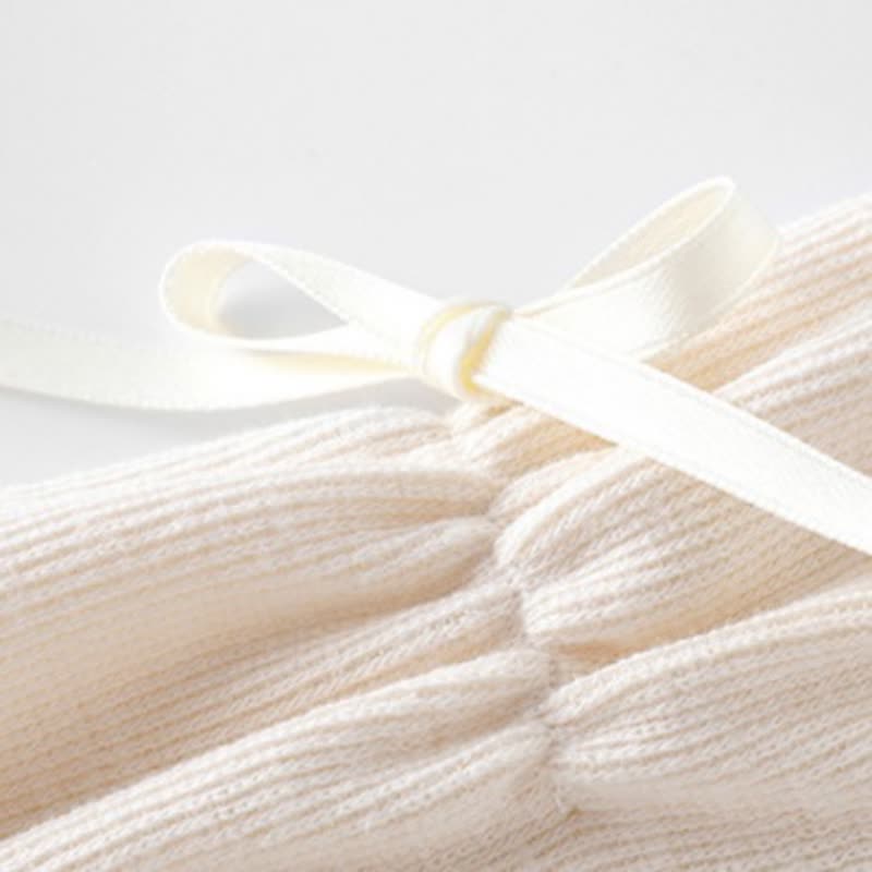 2-teiliges Set für Baby und Kleinkind : Spitze mit Schleife und Hose . - image 6