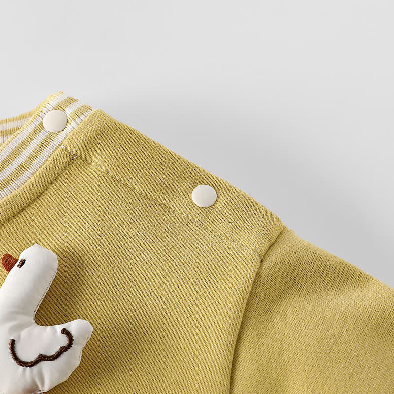 2-teiliges Set aus Sweatshirt und Jogginghose mit Streifen und Streifenbesatz für Baby und Kleinkind - image 7