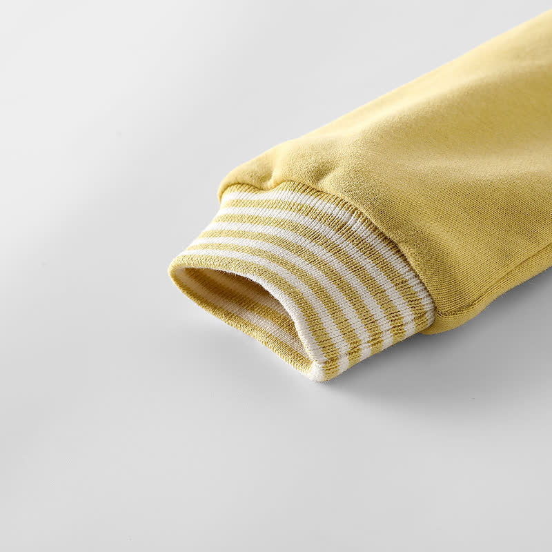 2-teiliges Set aus Sweatshirt und Jogginghose mit Streifen und Streifenbesatz für Baby und Kleinkind - image 8