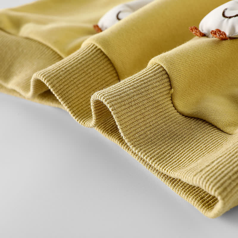 2-teiliges Set aus Sweatshirt und Jogginghose mit Streifen und Streifenbesatz für Baby und Kleinkind - image 9