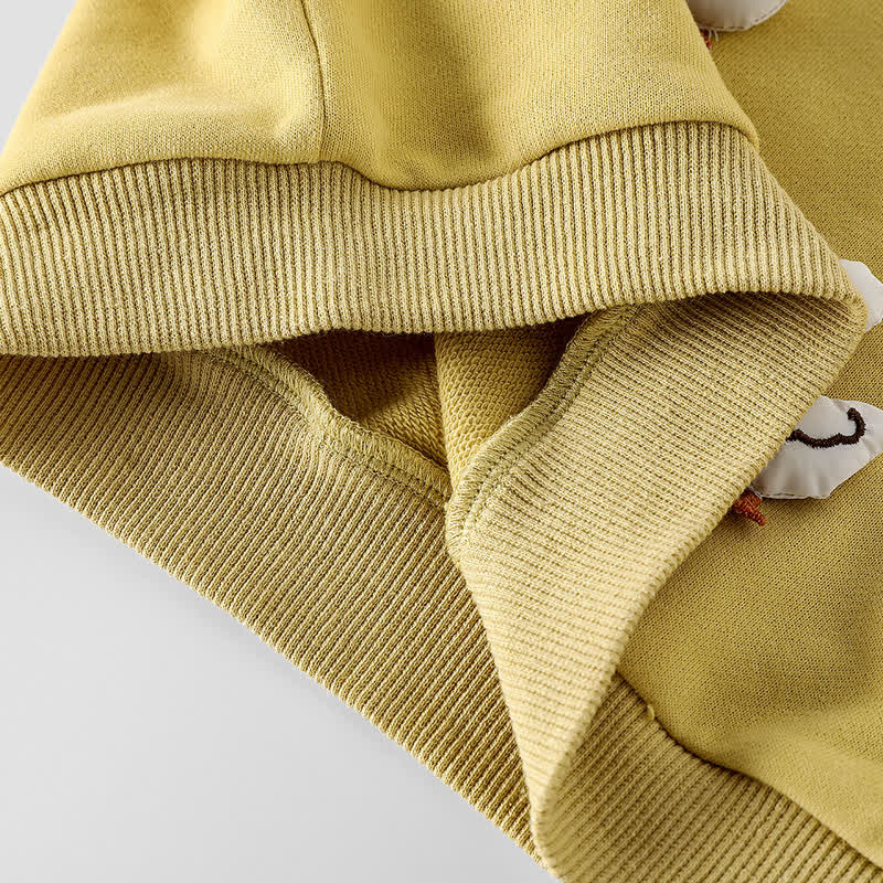2-teiliges Set aus Sweatshirt und Jogginghose mit Streifen und Streifenbesatz für Baby und Kleinkind - image 10